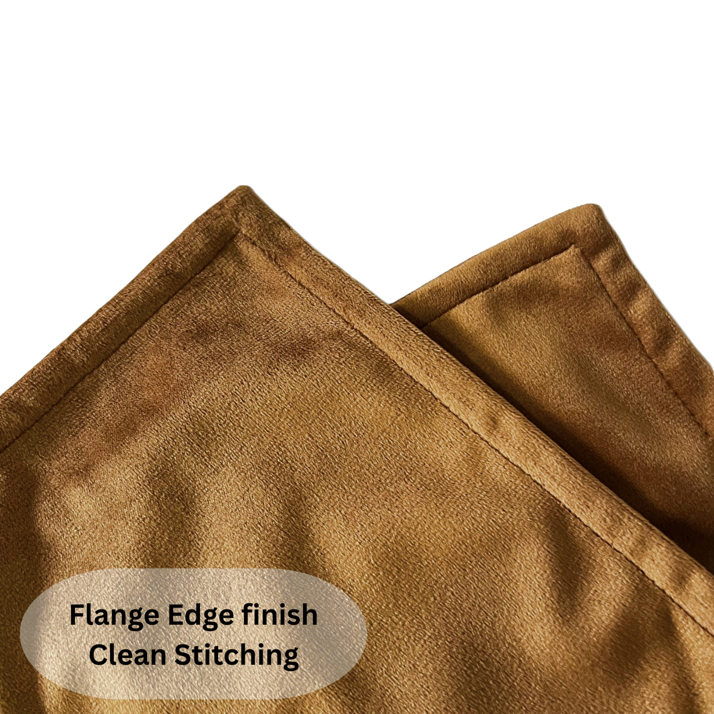 FSJfam Set of 2 Velvet Light Brown Throw Pillow Covers - Pillowcaes for Bedroom and Livingroom Decor