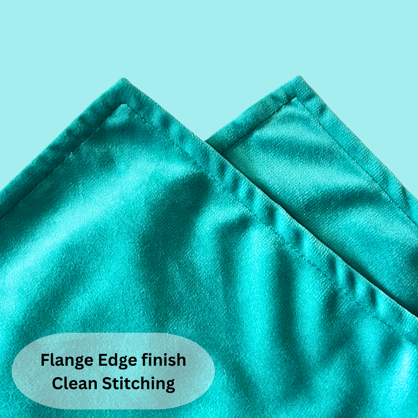 FSJfam Set of 2 Velvet Dusty/Light Blue Throw Pillow Covers - Pillowcaes for Bedroom and Livingroom Decor